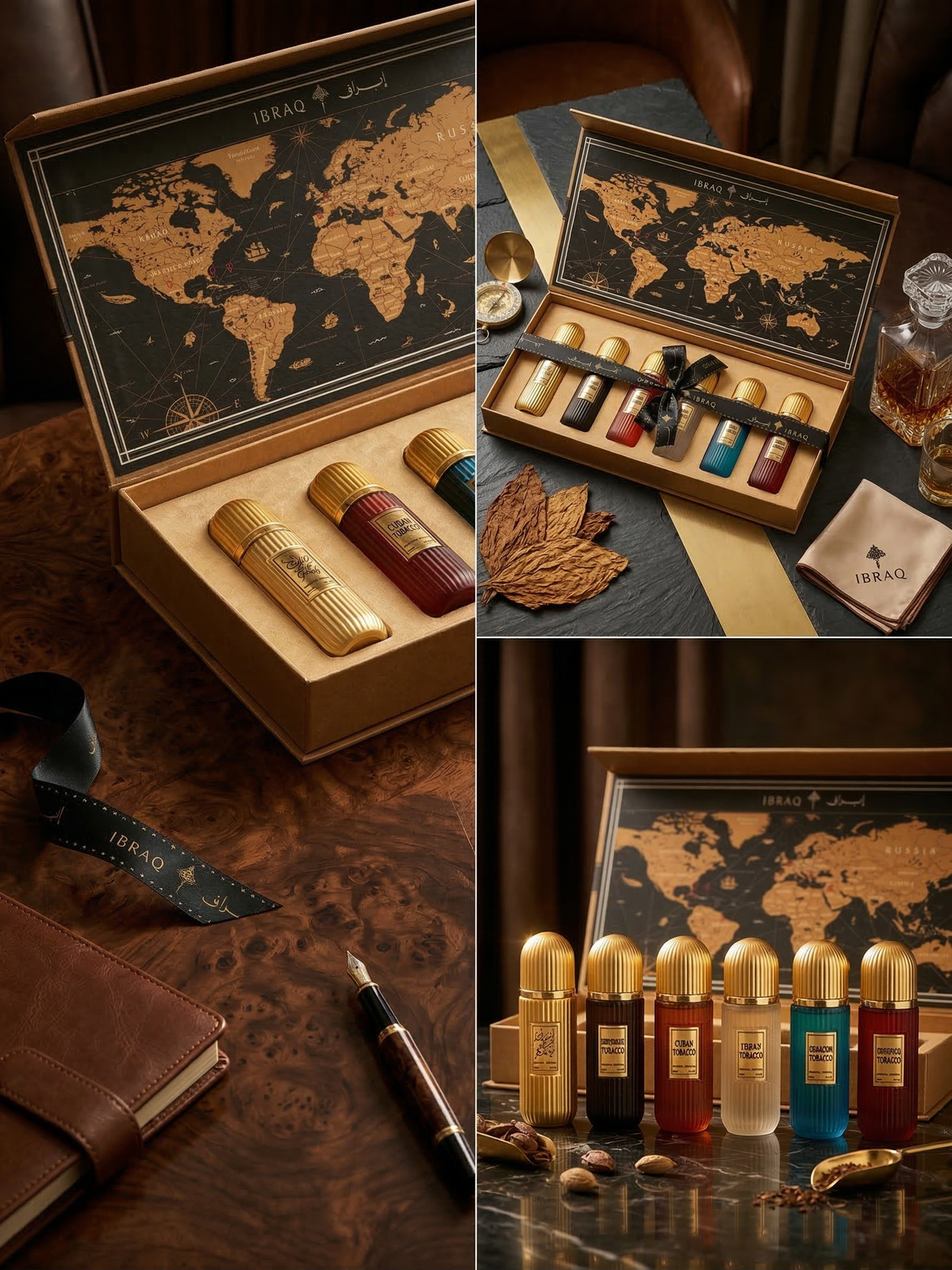 Tobacco Perfume collection by Ibraq 6x30ml